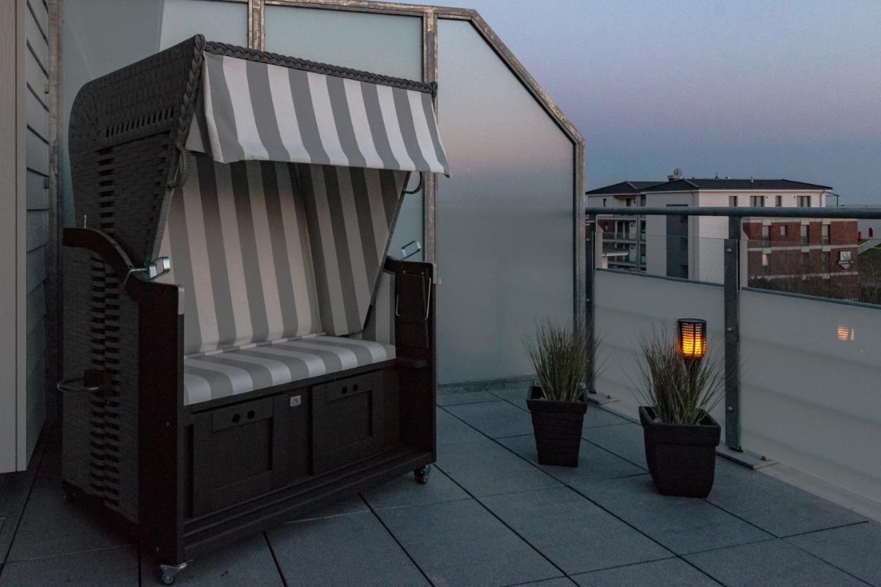 5 Sterne Penthouse DeichSuite Büsum Buitenkant foto