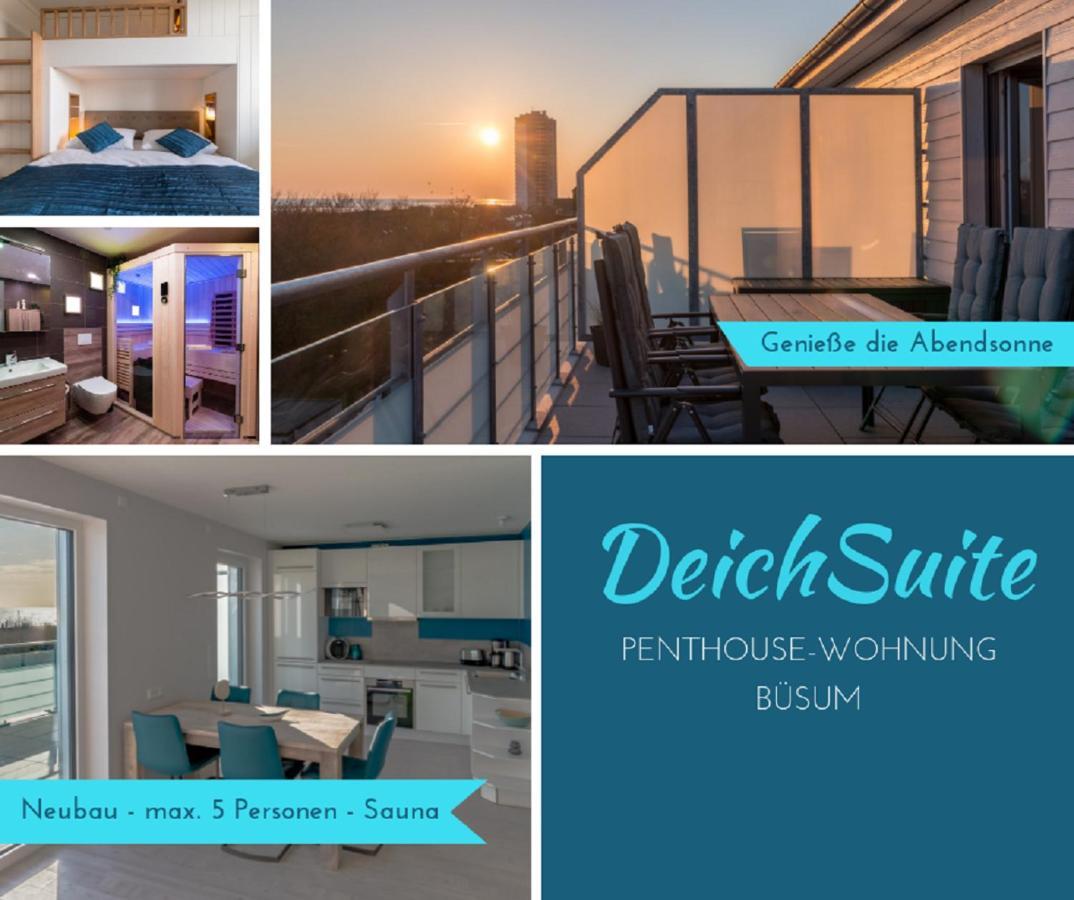 5 Sterne Penthouse DeichSuite Büsum Buitenkant foto